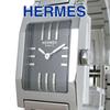Used Hermes Tandem TA1.210 Black Quartz Ladies Watch Good Condition