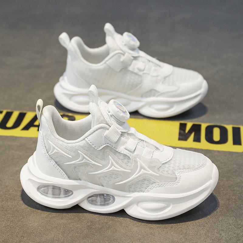 Kids' Summer Mesh Breathable Boys' Running Shoes - Soft Sole and Trendy Design