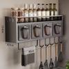 Gunmetal Grey 316 Stainless Steel Kitchen Storage Rack