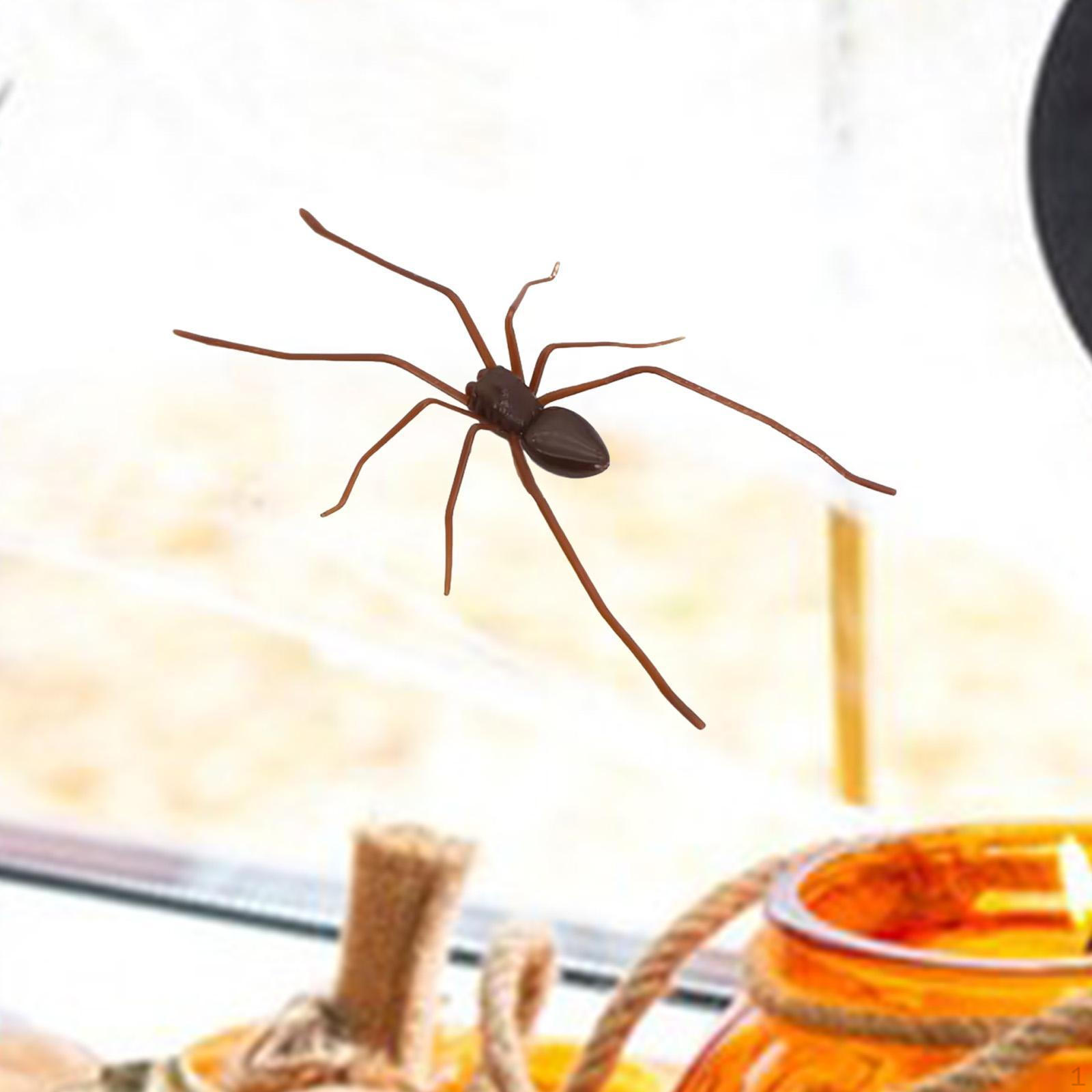 

3D Наклейка на холодильник Паук Хэллоуинские украшения для гаражных ворот темно-коричневого