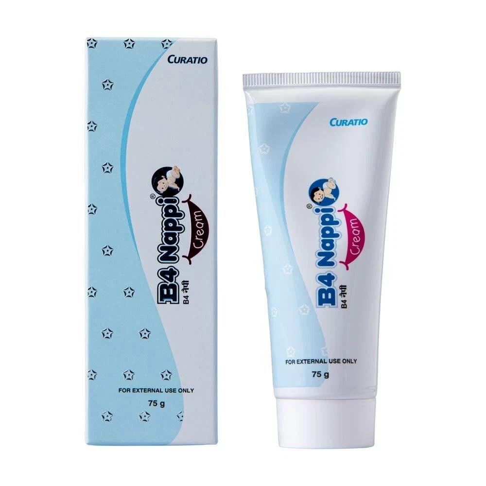 Curatio B4 Nappi cream for babies | Diaper Rash Prevention Cream 75g
