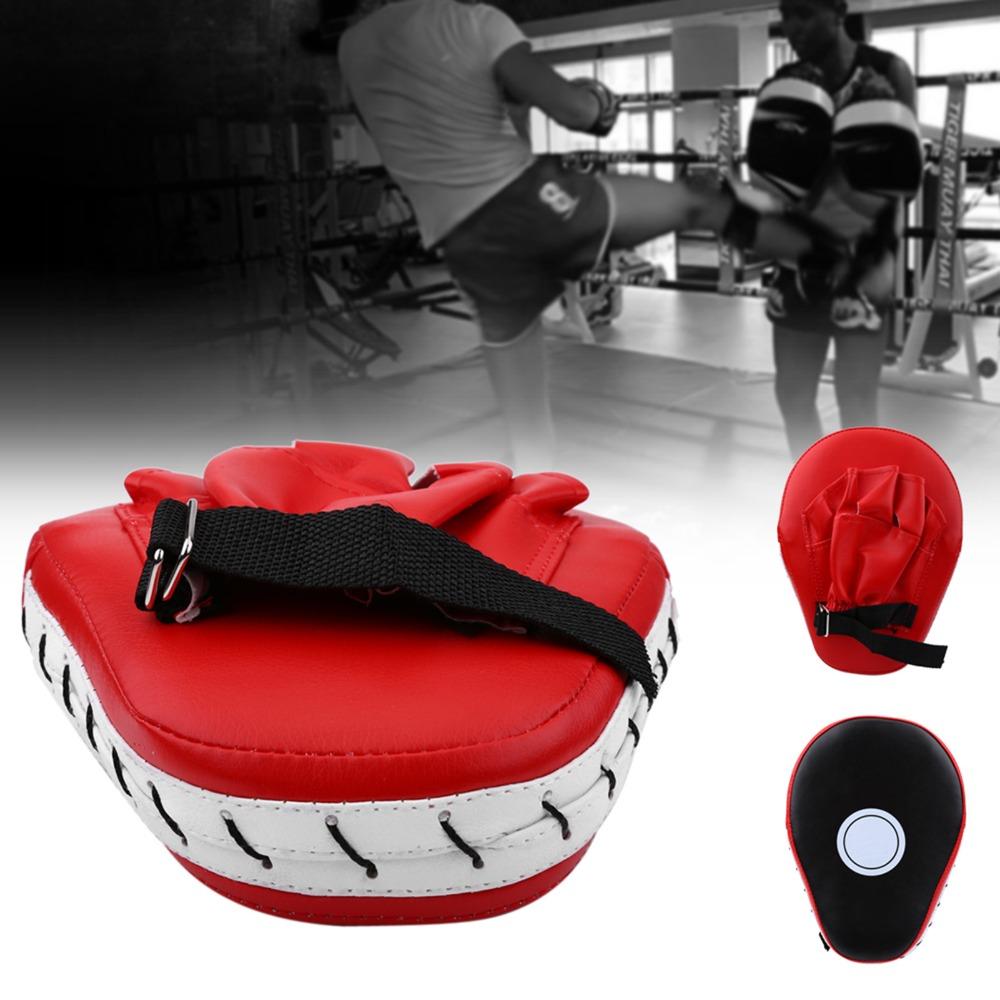 2pcs Separate Fingers Focus Pads Curved Target Boxing Hand Pads Training Mitts Boxing Practice