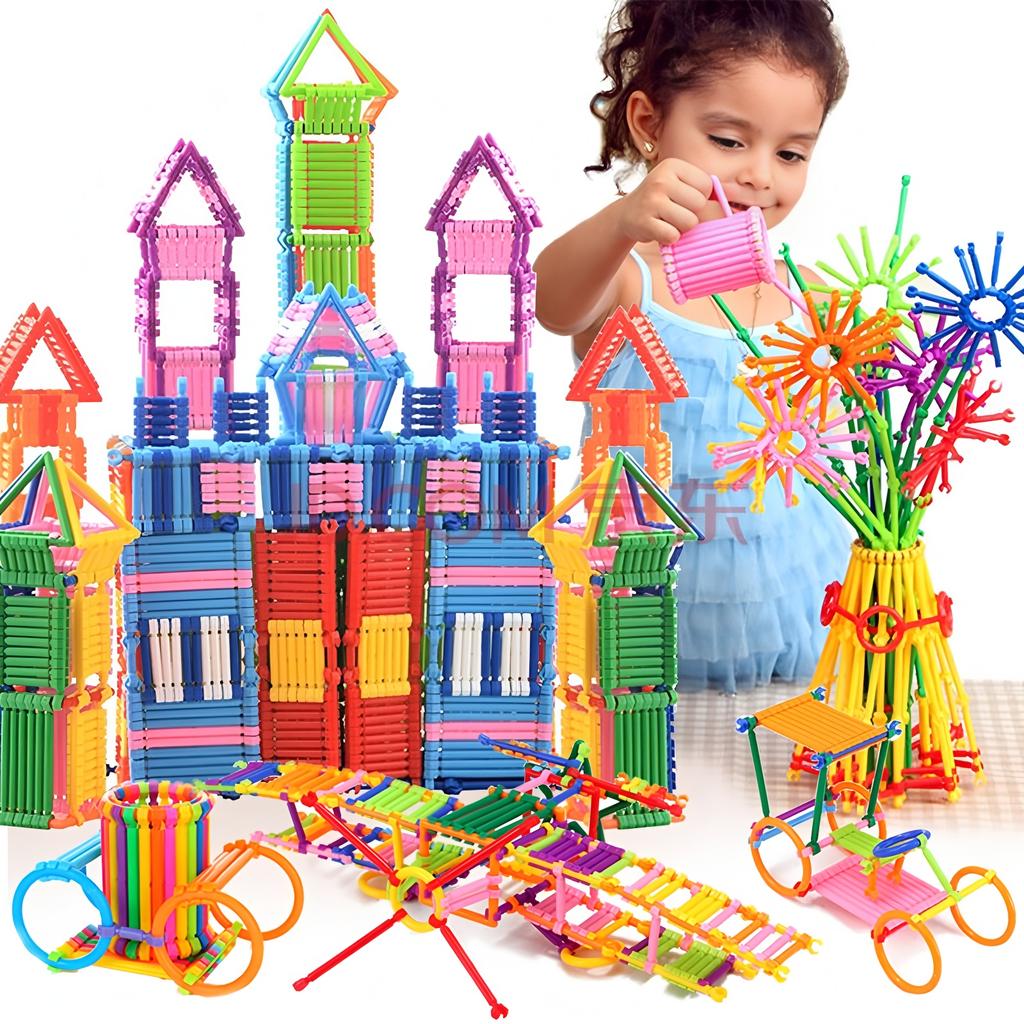 Colorful Assembly Smart Stick Puzzle Toys, 3D Puzzle Assembly Sticks, Children's Educational Toys DIY Gifts