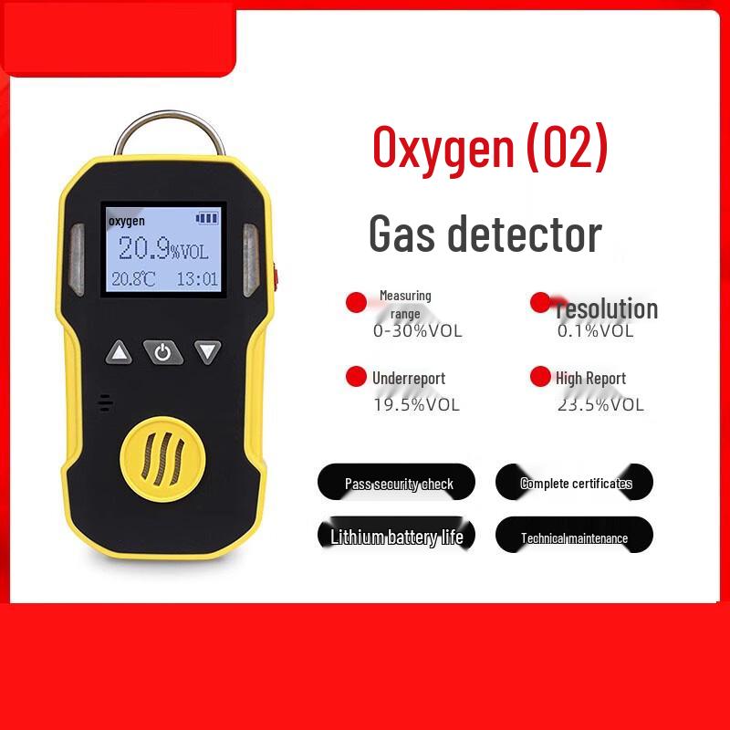 Chugouxiang Oxygen Gas Detector CN plug (adapter included)