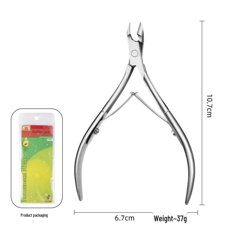 Adler Schnabel Nagelknipser: Pediküre-Schere aus Edelstahl für abgestorbene Haut und Nagelrillenpflege