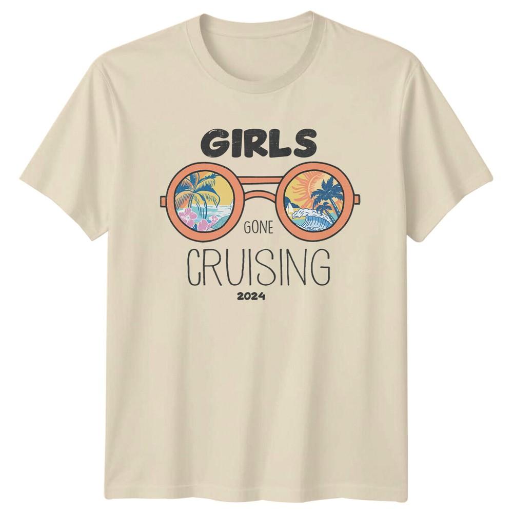 Girls Gone Cruising 2024 Beach Sunglasses Summer TShirt