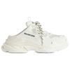 Triple S Closed Toe Slippers 3cm Women's White 755686W3SMM9000