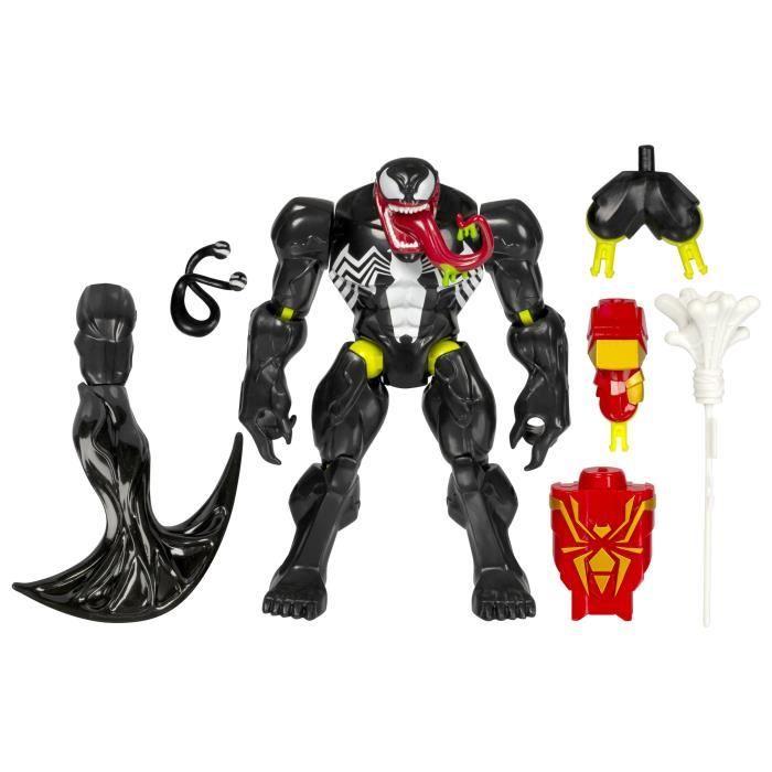 MixMashers Venom Deluxe, figurine 12 cm personnalisable à mélanger et combiner avec accessoires, Marvel, dès 4 ans