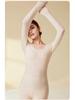 Women's Ultra-thin Heating Hyaluronic Acid Base Layer Set - 37°C Constant Temperature Autumn Wear