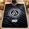 Flannel BlanketLinkin Park Warm Soft Throw Blanket for Indoor Sofa Bed Living Room Use