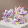 New Style Sports Shoes, Cartoon Shoes, Glowing Shoes, Girls' Sports Shoes, Rotating Buttons
