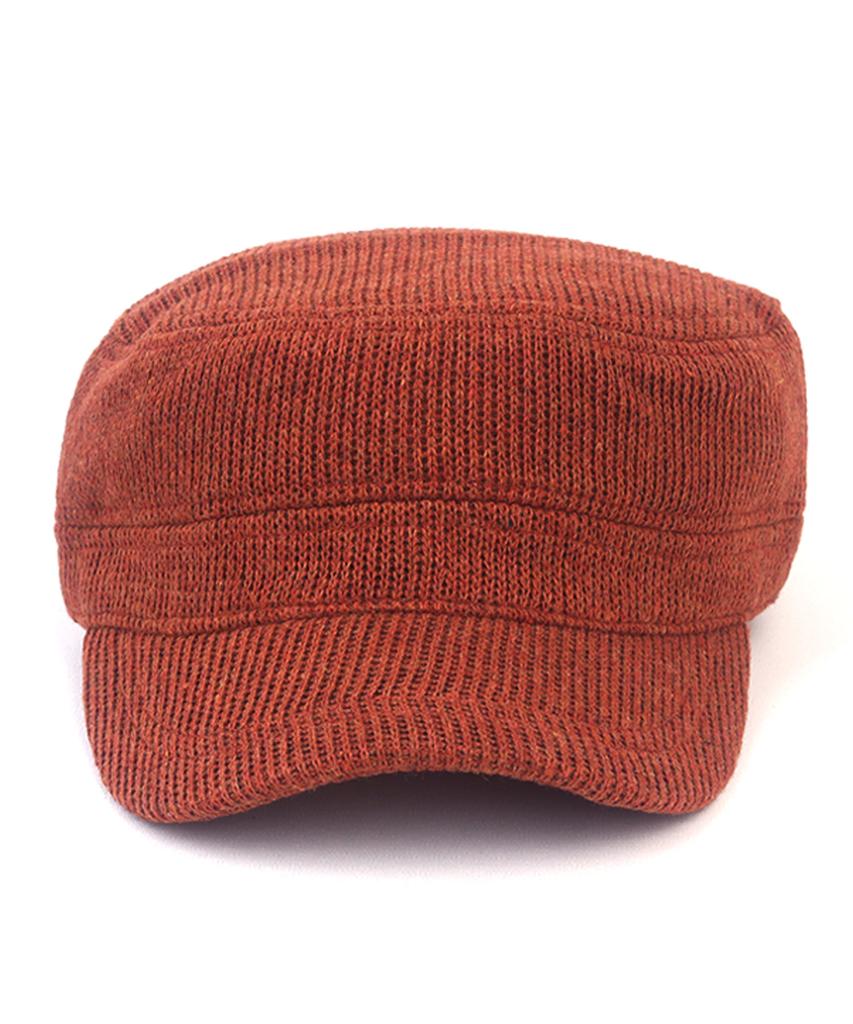 Yunibeosyeolkemiseuteuli Knit Brown Military Cap