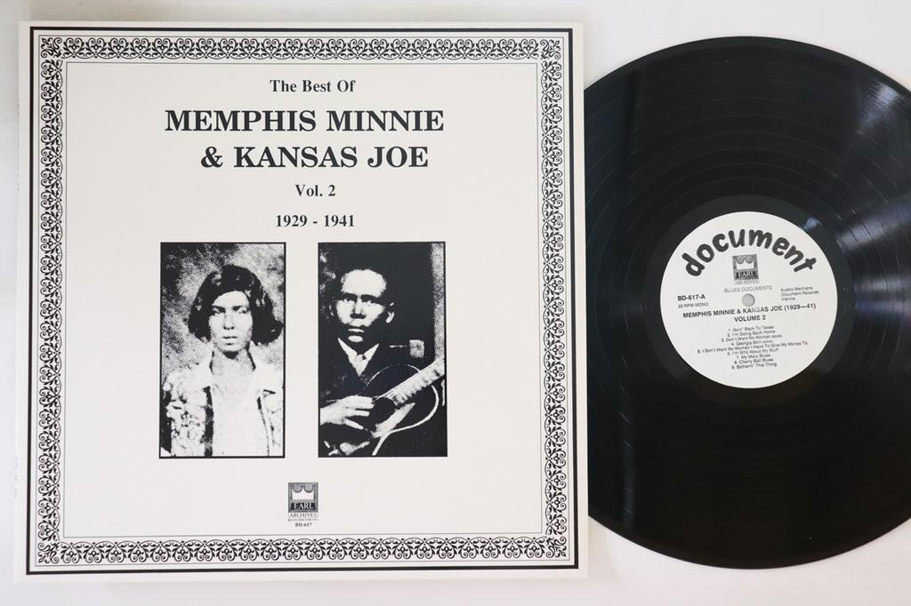 LP Record MEMPHIS MINNIE KANSAS JOE  Best Of Memphis Minnie  Kansas Joe BD617 EARL ARCHIVES 1989 Austria Blues Used