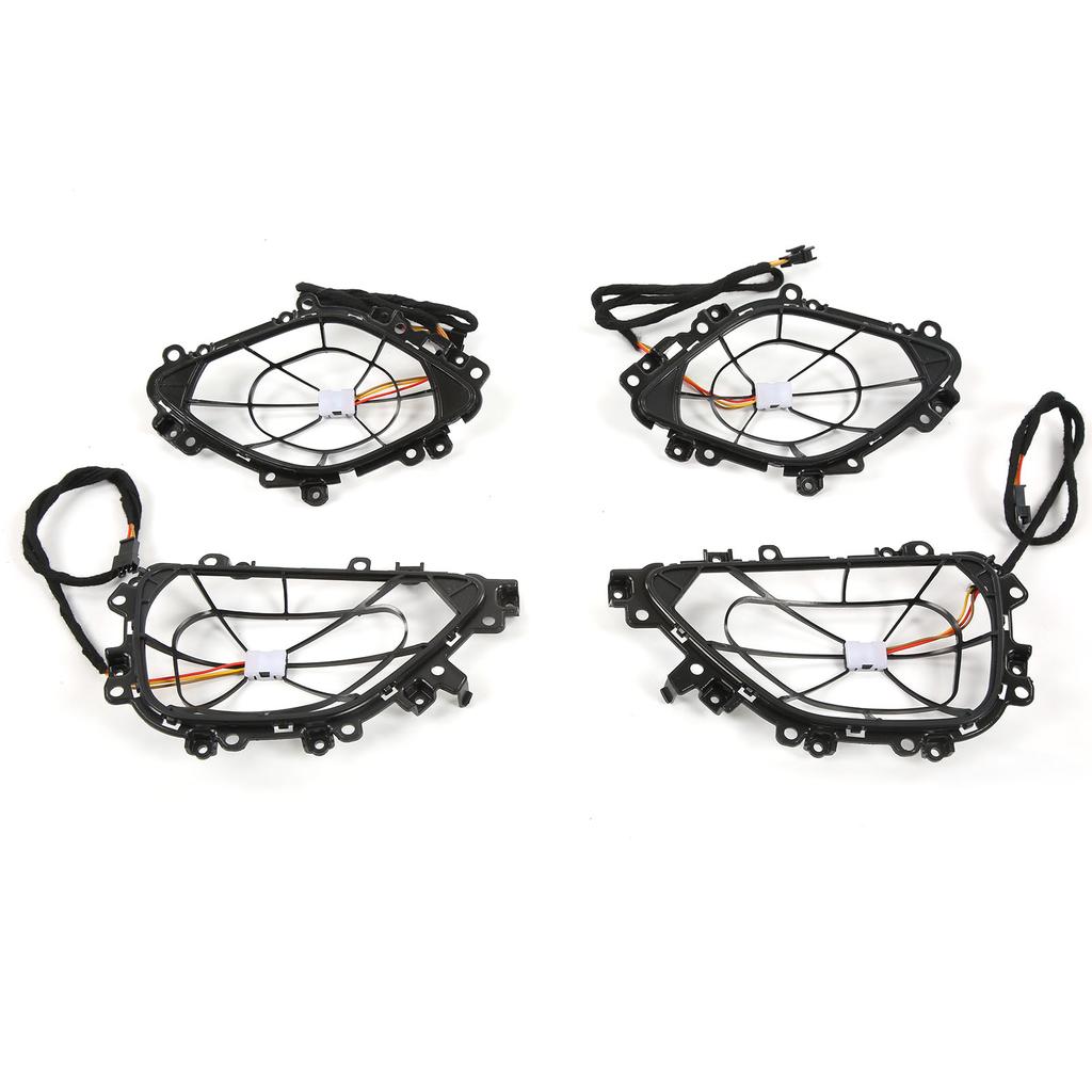 64 Color Door Midrange Speaker Bracket with LED Ambient Lighting Replacement for Mercedes Benz GLE Class W167 2020+