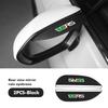 2pcs Carbon Car Rearview Mirror Rain Eyebrow Blocker Sun Visor For Skoda Octavia 2 3 Rapid Kodiaq Karoq Fabia Kamiq Superb MK3