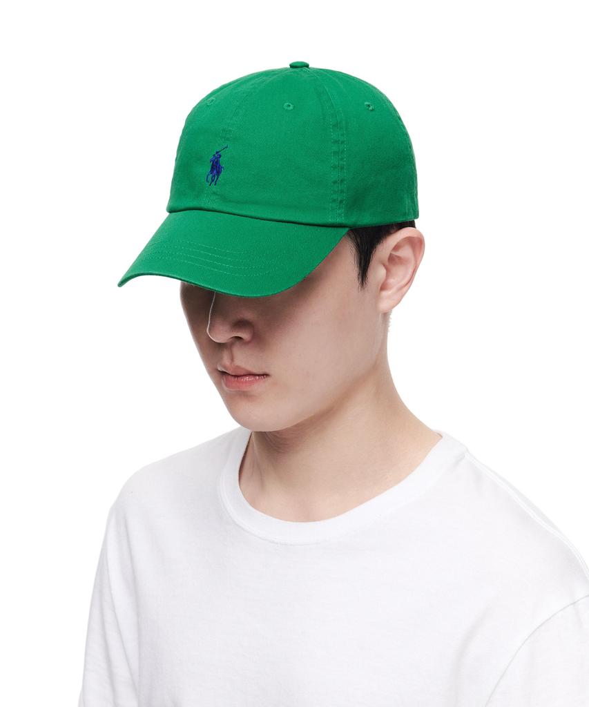 POLO RALPH LAUREN Baumwoll-Chino-Baseballkappe - Tiefgrün