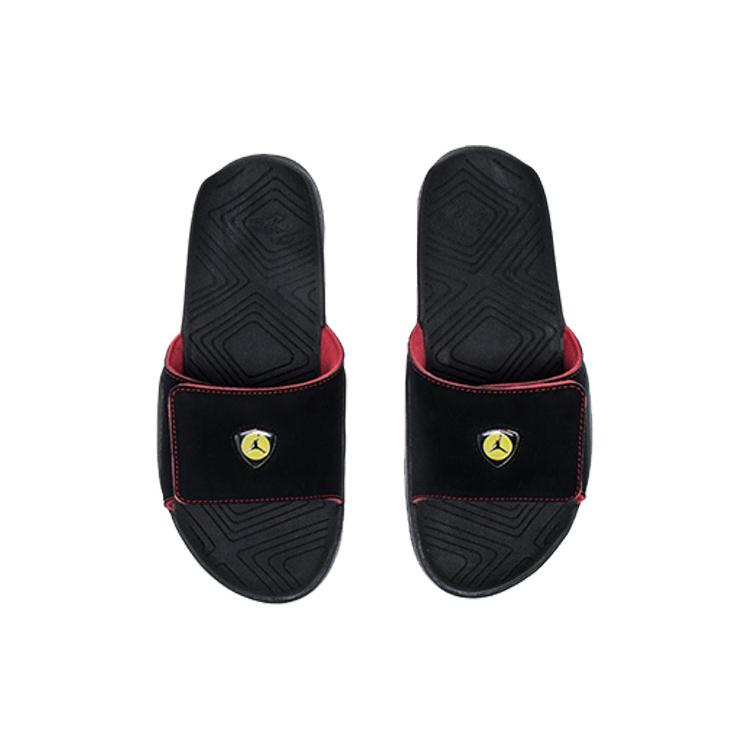 Air Jordan Hydro 7 Slide 'Dandelion' (Unisex) black / varsity red / dandelion Slide Slippers AA2517 003