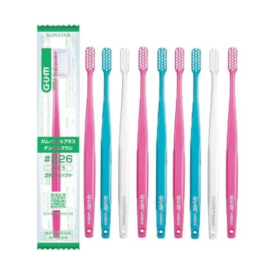Зубная щетка Sunstar GUM WELL PLUS 10 шт. #226 Зубная щетка GUM WELL PLUS Dental Exclusive (Нормальный)