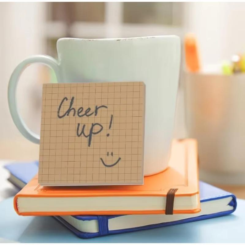 4Pcs Sticky Notes1 Packs 3 X 3 Inches Adhesive Self-Stick Notes In Eye Protection Paper Multiple Designs of Memo Pads
