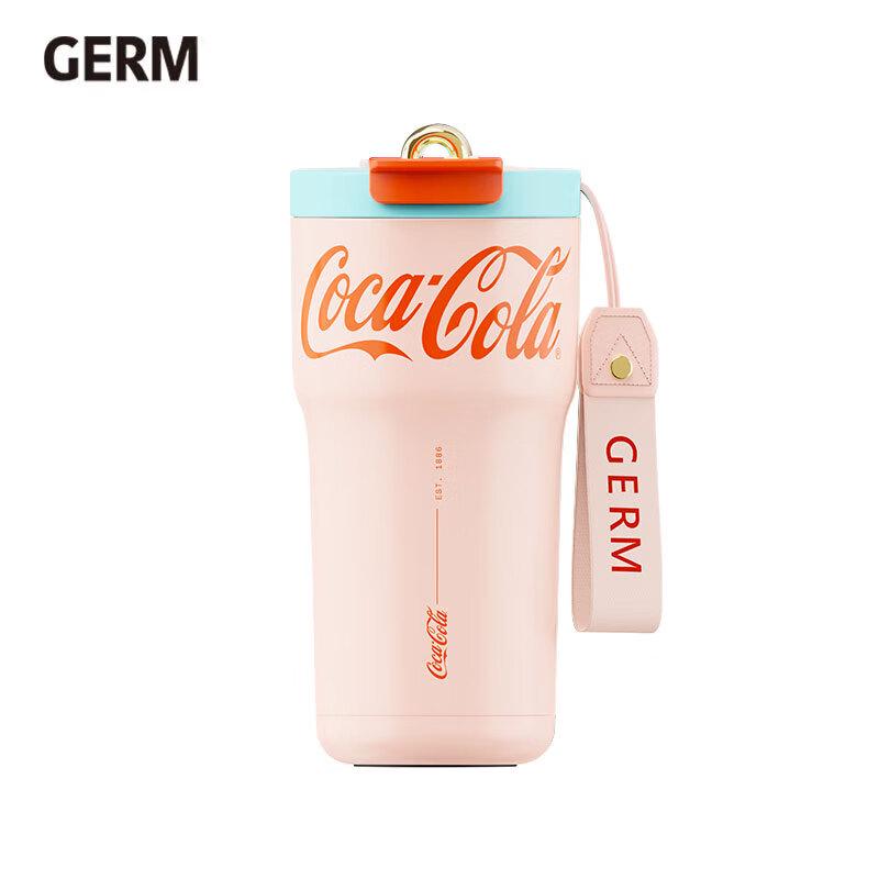 Gemi Coca-Cola 700ml Insulated Water Bottle with Straw