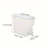 1pc Refrigerator Beverage Dispenser with Faucet Modern Minimalist Design, Suitable for Lemonade, Juice, Tea  Durable PP Material,