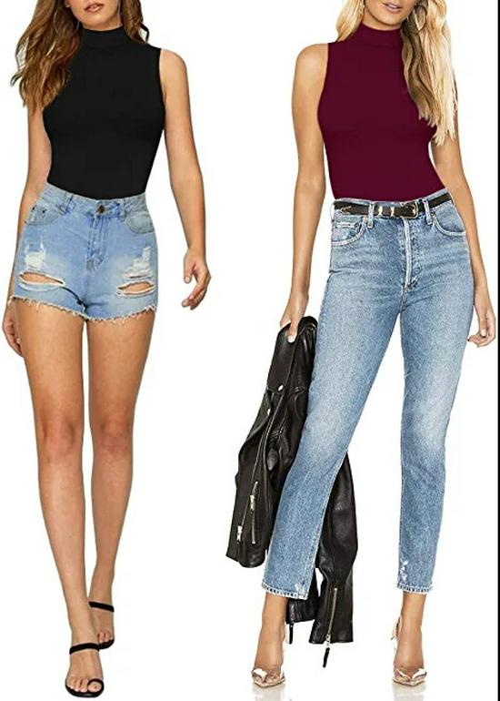 New Arrival Women's High Neck Sleeveless Jumpsuit - European & American Style, Sexy & Slimming