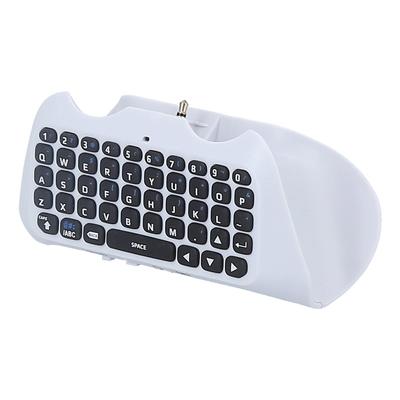 Walfront External Keyboard for PS5 Mini Keyboard with Speakers for PlayStation 5 Controller Controller,