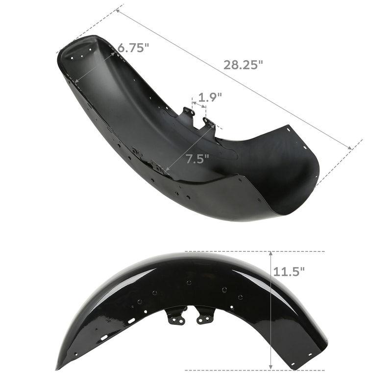 Motorcycle Front Fender For Harley Touring Road King Electra Glide FLHT Ultra Limited 2014-2024
