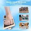Wooden Single Leg Balance & Stretch Board: Posture Corrector & Foot Stretcher