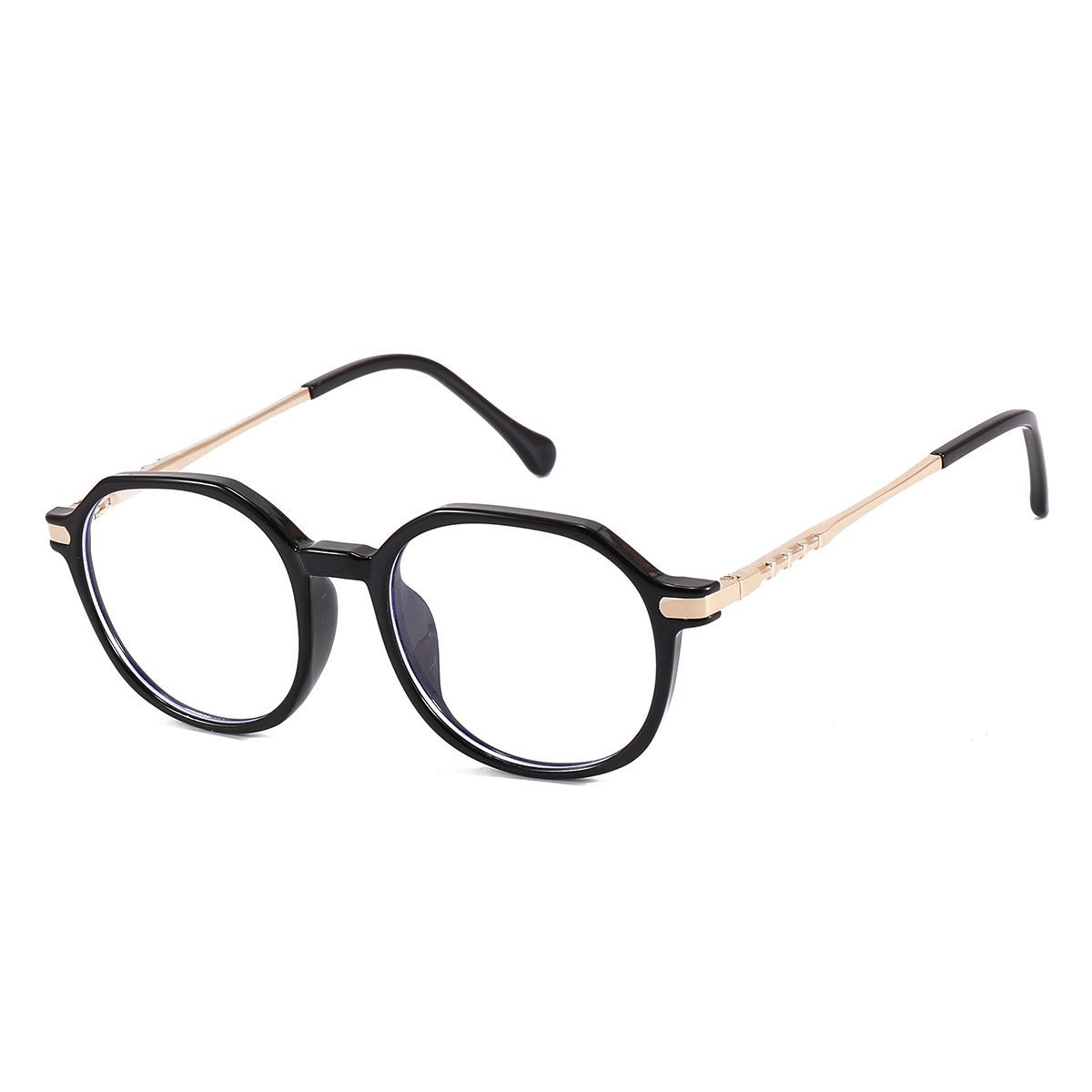 New children s men s and women s anti-blue light glasses frames, fashionable and simple metal children s flat light myopia glasses anti-blue light