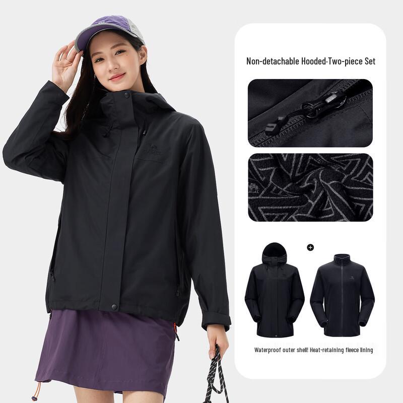 Camel Warm Windproof Fleece Lined Jacket