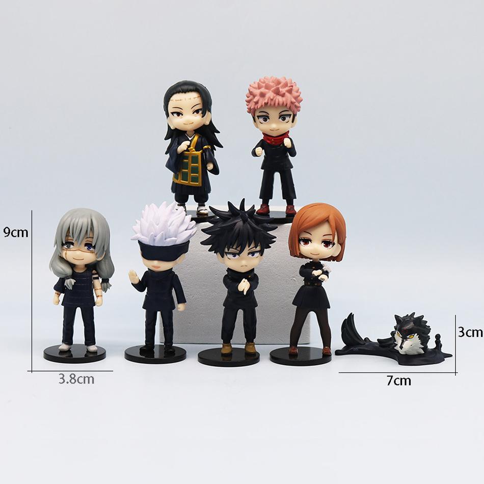 Q Posket Jujutsu Kaisen Figurka 9cm Satoru Gojo Itadori Yuji Geto Suguru Nobara Megumi Kolekcja Ozdoby Postaci prezenty