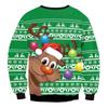 Women's Mélange Elk Christmas Digital Print Long Sleeve Sweatshirt