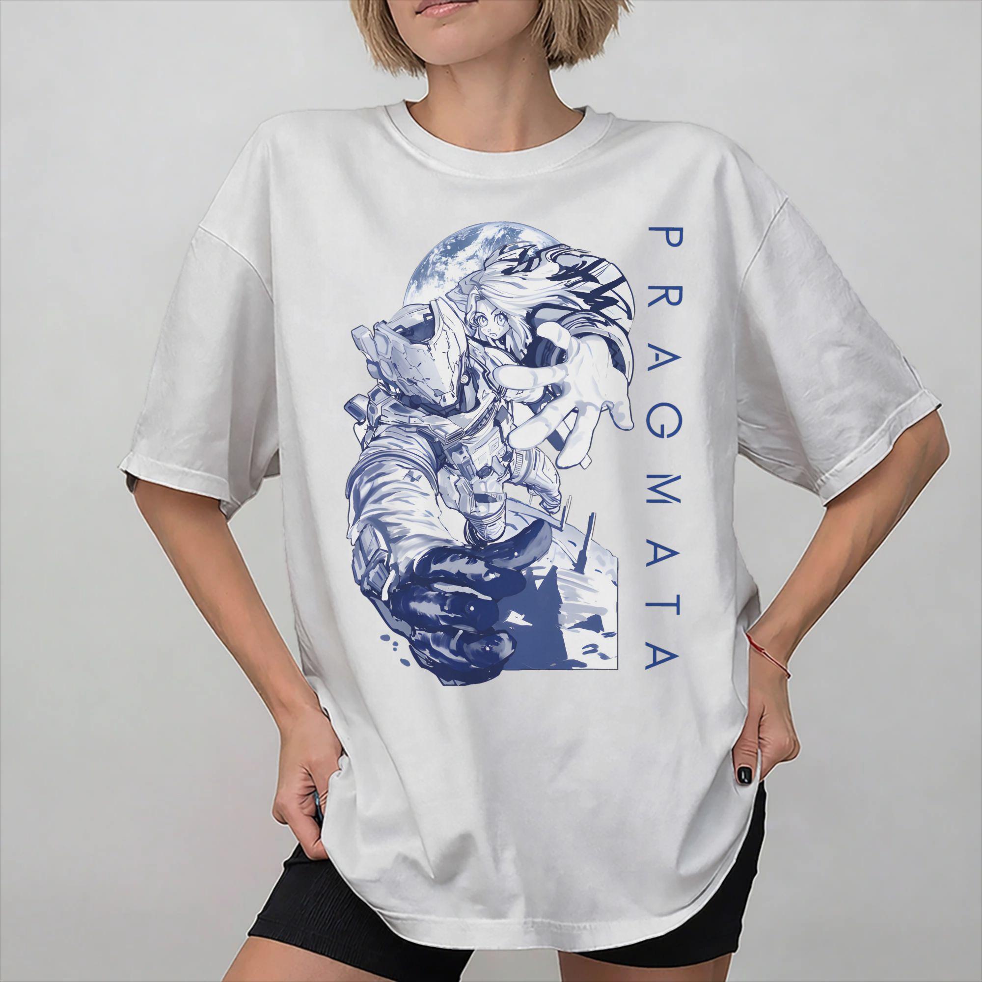 

Unisexs Womens Pragmata Hugh Bp Shirt Cotton Fashion TShirt Clothing Outfits S