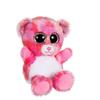 Peluche - hoopy - brilloo friends ours rose 13 cm