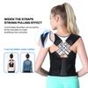 Anti-hunchback Corrector Posture Back Brace Adjustable Back Support Strap Elastic Back Correction Suitable for Men and Women