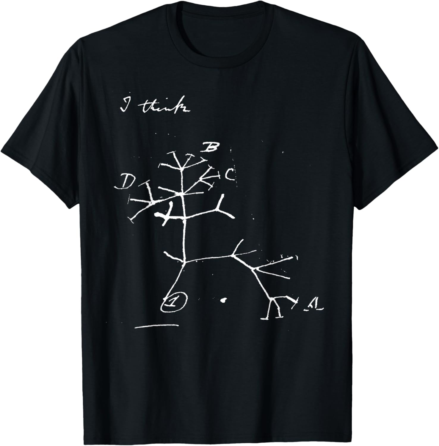 Darwin Tree of Life Evolution Science Biology Nerdy TShirt 100 Cotton ONeck Short Sleeve Summer Casual Mens Tshirt S