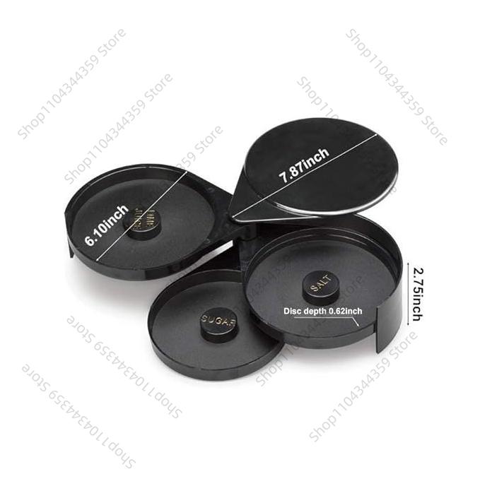 

3-х уровневый вращающийся контейнер для соли, смесительная соль, сахар, контейнер для сока, коктейля, приправы, контейнеры для бармена, аксессуары для бара