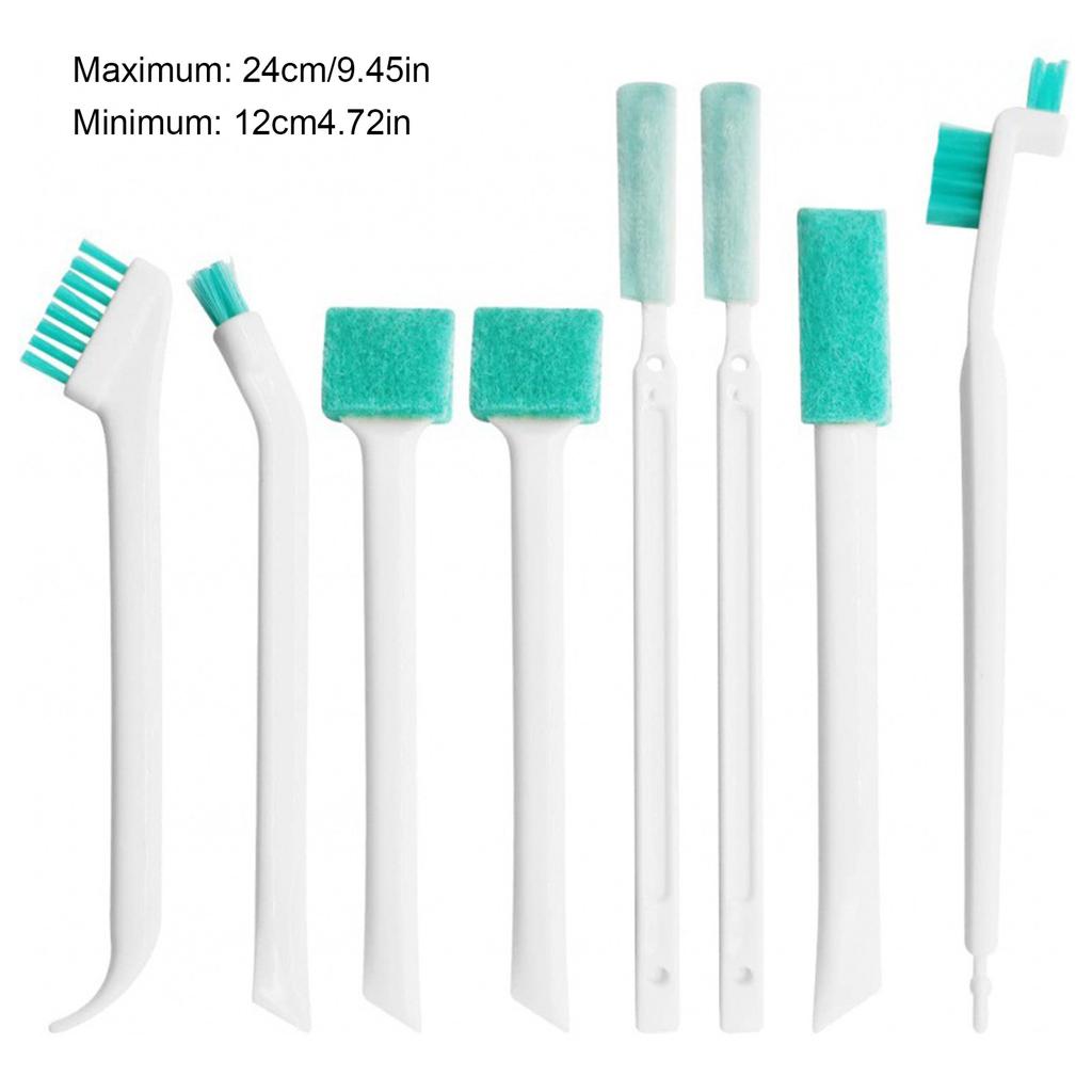 Pack of 8 Ergonomic Handle Cup Rim Cleaning Brushes Ideal for Removing Stubborn Dirts In Kitchen and Coffee Shop