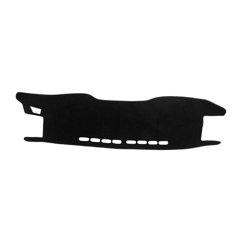 Armaturenbrett Abdeckung Matte Teppich Dashmat Rutschfest Schwarz Polyester Passend für Toyota Hilux 2024 Linkslenker
