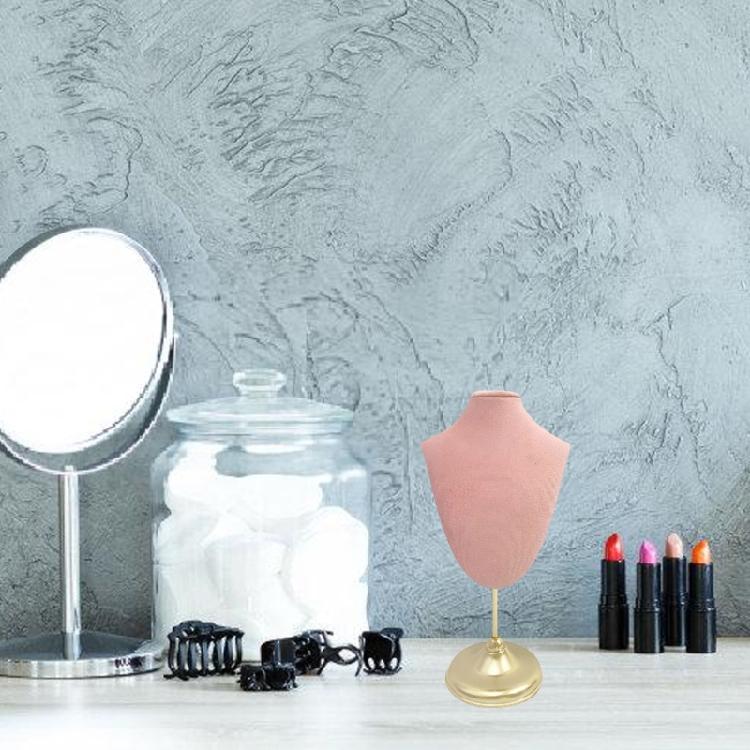 Fashionable Jewelry Exhibit Stand Versatile Jewelry Display Stand Iron Plush Shelves for Bedroom Shop Countertop