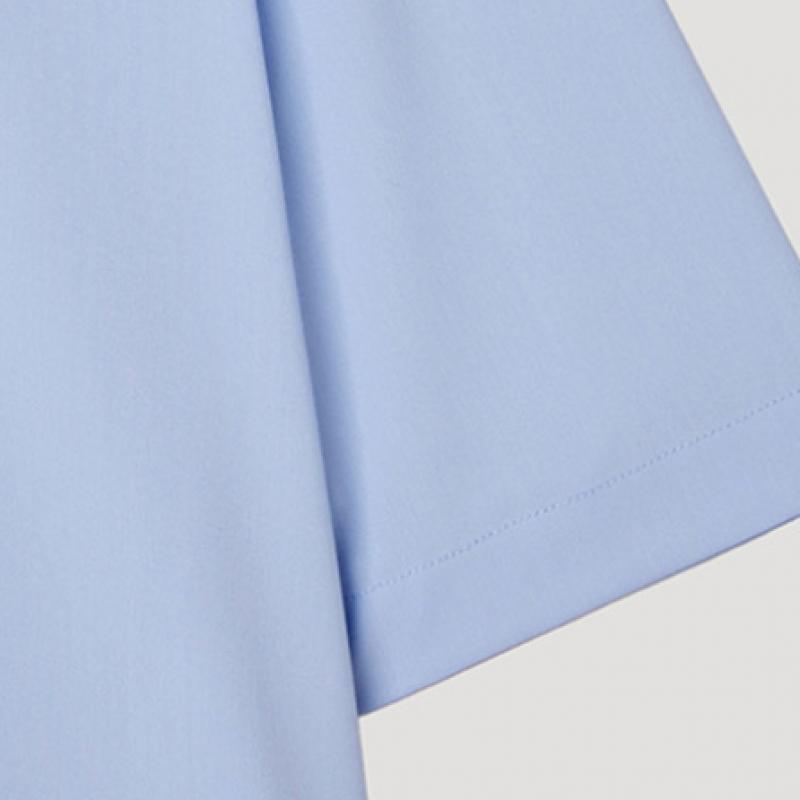 [shs Miss] Basic Half Sleeve Shirt Swwstp22200 Ll