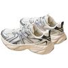 New Anta Shock Absorbers Slip Resistant Breathable Low Top Casual Shoes Women's Ivory White Silver Charcoal Gray 122538896-4