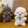 Stuffed Animal Plush Dog Toy Simulation Puppy Plushies Bichon Frise Plush  Xmas Birthday Gifts