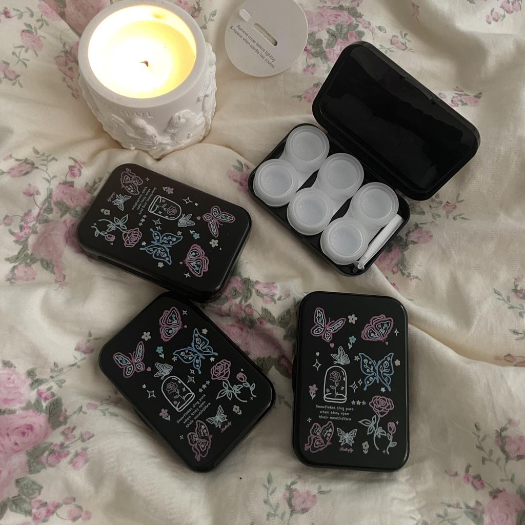 Portable Contact Lens Holder Individually Packaged Contact Lens Box Contact Lens Storage Large Capacity For Travel Purse Office