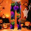 Women's Pajama Pants with Drawstring Halloween Print Relaxed Fit for Casual