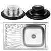 315 Zoll Müllentsorgung Stöpsel Verstopfungsfreies Küchenspüle Sieb Edelstahl Abfallstopfen Küchenzubehör