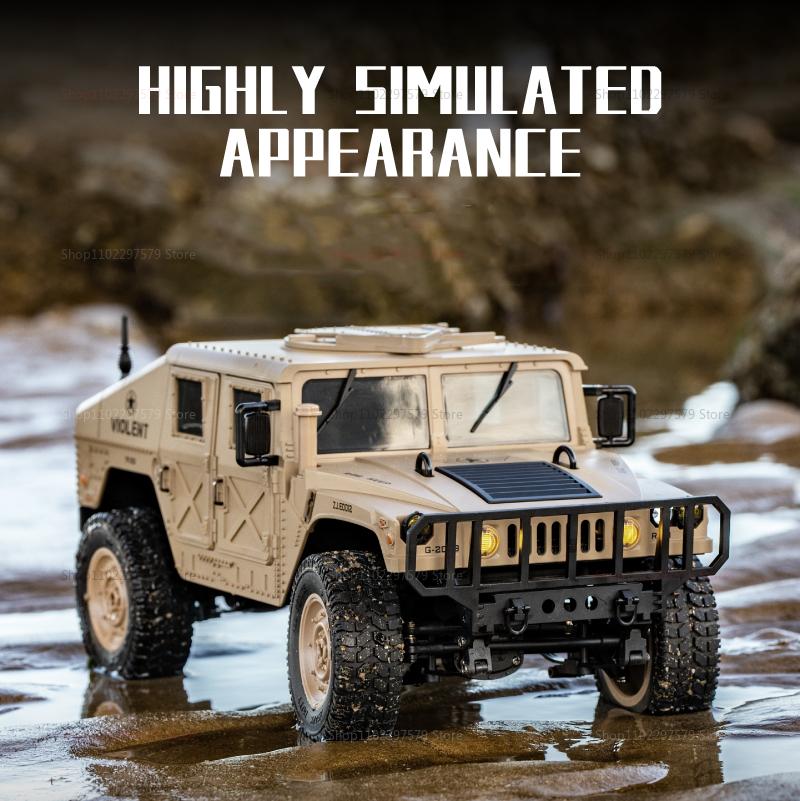 C8835 Remote Control Car 1:16 2.4G 4WD Military Truck Off-Road Rc Vehicle Climbing Toy For Kids Adults Gift Summer Outdoor Hobby