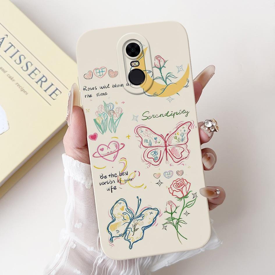For Xiaomi Redmi 5 Case MEG7 MEI7 Capa Cute Rabbit Astronaut Soft Silicone Matte Phone Cover For Xiaomi Redmi 5 MDG1 MDI1 Fundas