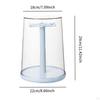Figure Display Case Stand 360° Rotatable Countertop Versatile Necklace Hanger Doll Storage